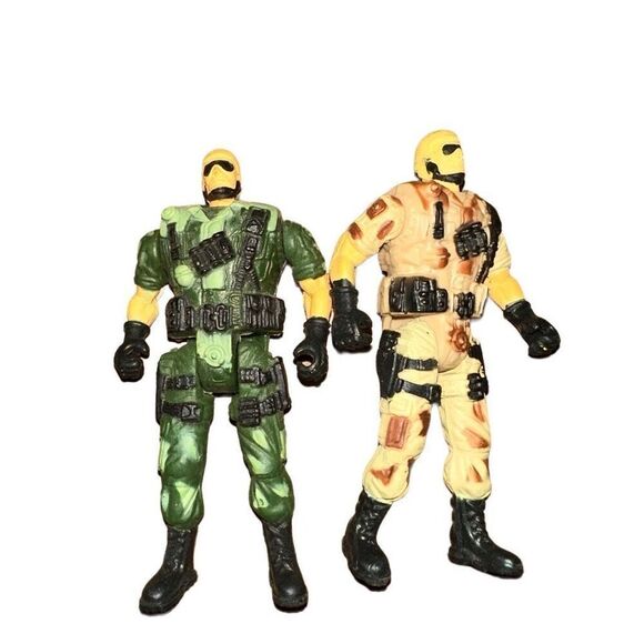 Military army action figure Guys pair - Picture 1 of 2